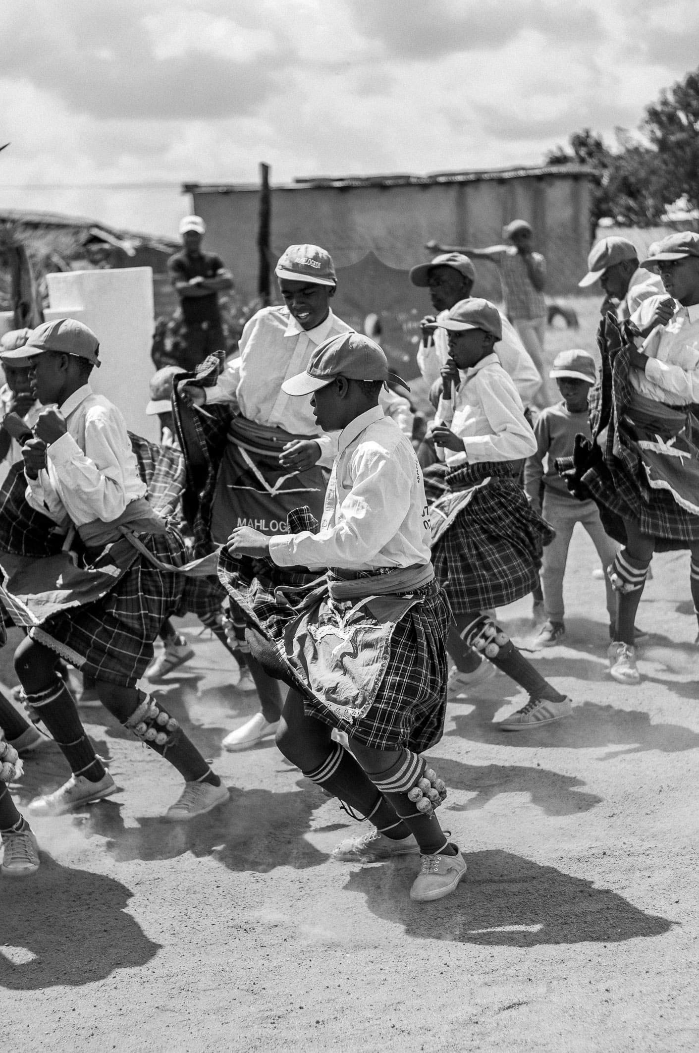 Children taking part in a community activity